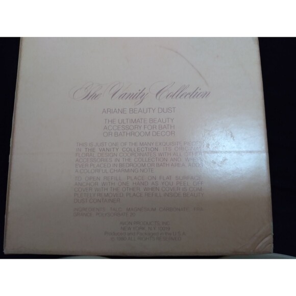 Vintage Avon Ariane Powder/Beauty Dust with Puff - Picture 8 of 9